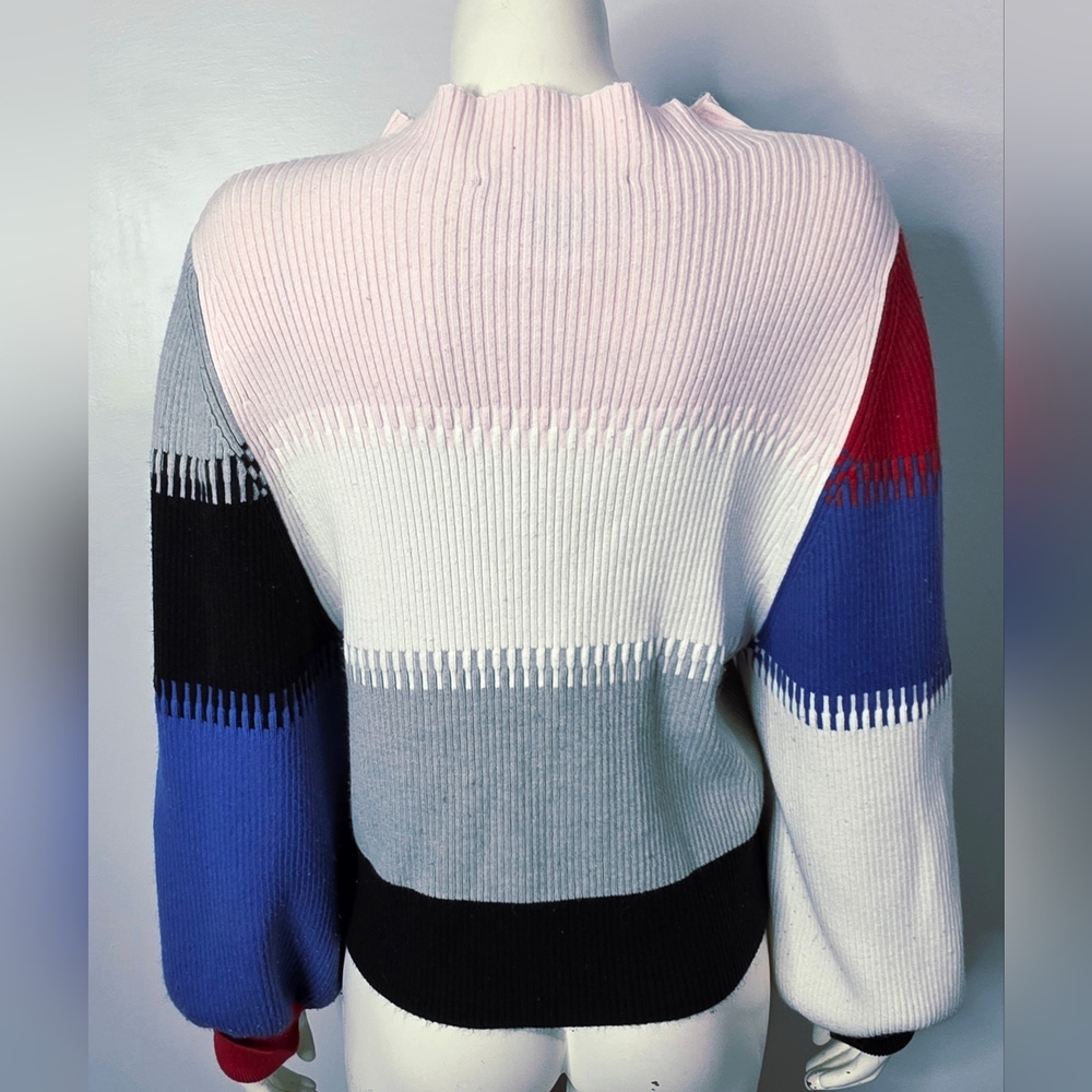 French Connection Multicolor Ribbed Sweater - Picture 7 of 8